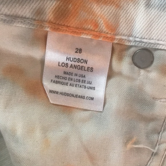 Hudson Mini Tie Dye Biker Shorts Size 28 NWT - Picture 8 of 9